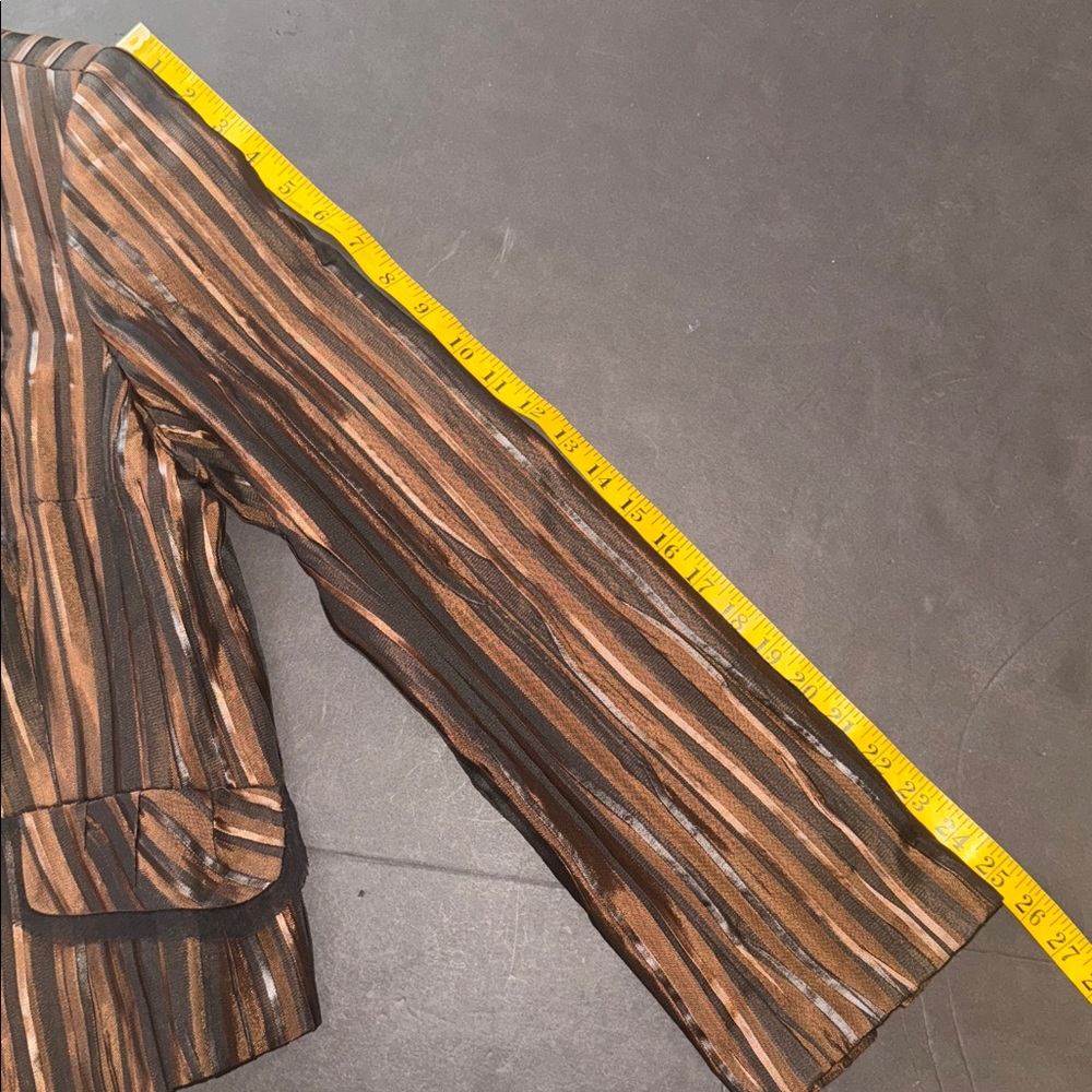 Earl Rutenberg Collection Striped Blazer Jacket - Picture 15 of 17